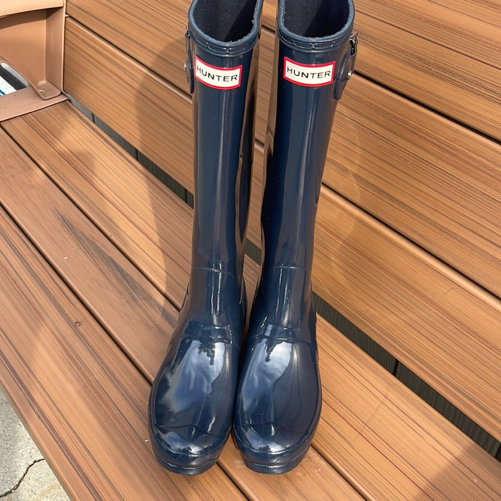 Hunter long rain boots 🥾